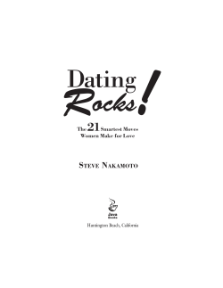 Dating Rocks Ebook.qxd - Steve Nakamoto