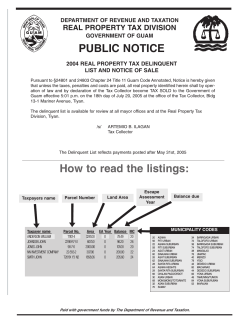 How to read the listings: PUBLIC NOTICE