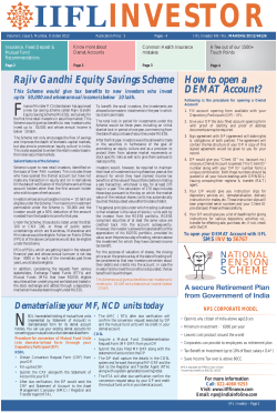 Rajiv Gandhi Equity Savings Scheme How to open a DEMAT