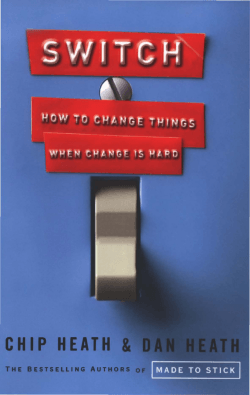 Switch: How To Change Things When Change Is Hard - nela1bello