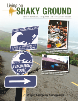 Living on Shaky Ground: How to survive earthquakes and tsunamis