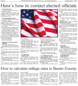 Heres how to contact elected officials - The Baxter Bulletin
