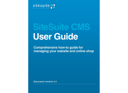 Comprehensive how-to guide for managing your website and online