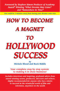 How To Become A Magnet - Acting Career and Success in Hollywood