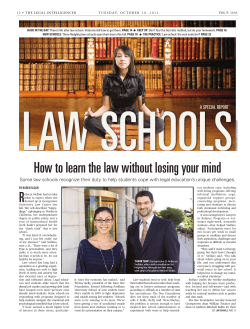 How to learn the law without losing your mind - Daily Business Review