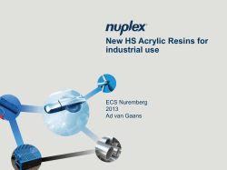 How to use this template #1 - Nuplex Resins