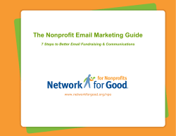 How to Do Good Nonprofit Email Newsletters - Network for Good