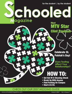 HOW TO: - Schooled Magazine
