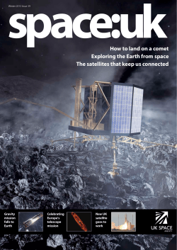 How to land on a comet Exploring the Earth from space The