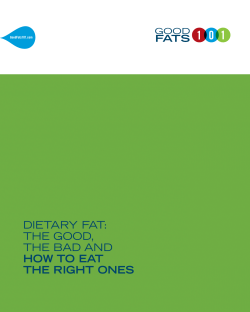 Client Education Flip Book - Good Fats 101