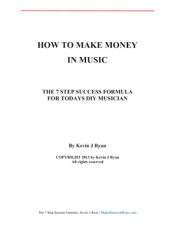 How To Make Money in Music