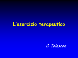 Lesercizio terapeutico - SunHope.it