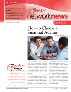 How to Choose a Financial Advisor - American Business Womens