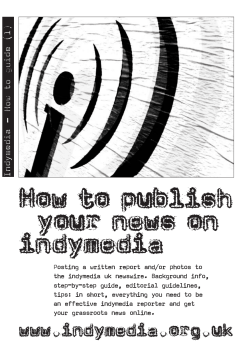 How to publish your news on indymedia How to publish your news