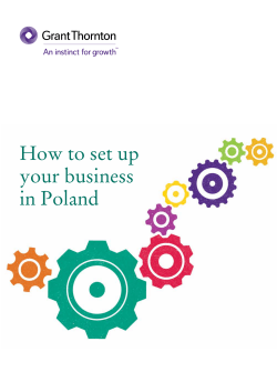 How to set up your business in Poland - Contact International