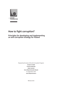 How to fight corruption?