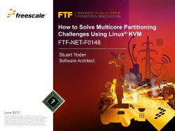 Multicore Expert Series: How to Solve Multicore Partitioning
