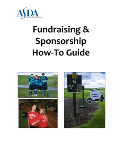 Fundraising How-To Guide - American Student Dental Association