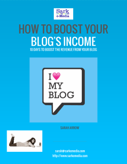 HOW TO BOOST YOUR BLOGS INCOME - Echelon SEO