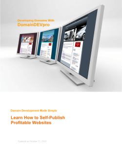 DomainDEVpro Learn How to Self-Publish Profitable - Contact