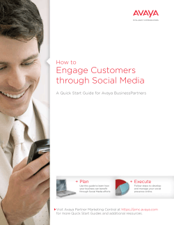 How to Engage Customers through Social Media | Avaya