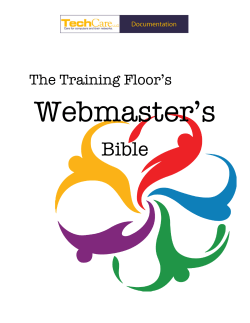 How To Edit Your Website - The Training Floor