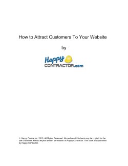 How To Attract Customers To Your Website - HappyContractor