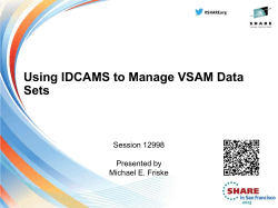 Exactly What Is VSAM? - Confex
