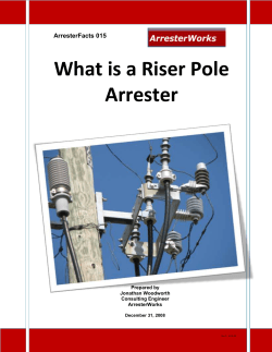 What is a Riser Pole Arrester - ArresterWorks.com