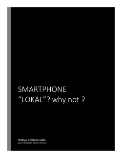 SMARTPHONE “LOKAL”? why not ?