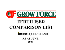 COVER SHEET QLDS - Grow Force