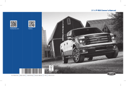 2014 F-150 Owners Manual - Owner Manuals