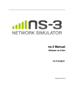 ns-3 Manual
