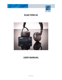 ELAD FDM-S2 User Manual - elad file browser