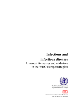 Infections and infectious diseases: A manual for - WHO/Europe