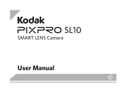 User Manual - Kodak Digital Cameras