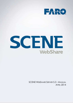 SCENE WebShare Server Installation Manual