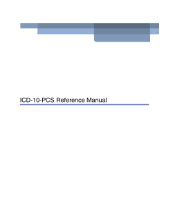 ICD-10-PCS Reference Manual - MedicareFind