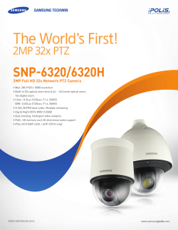 Samsung SNP-6320 2MP Indoor Full HD 32x Network PTZ - Use-IP