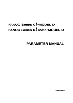 FANUC Series 0i-MODEL D/0i Mate-MODEL D PARAMETER