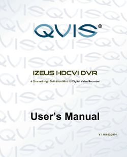 LB DVR Users manual - Qvis