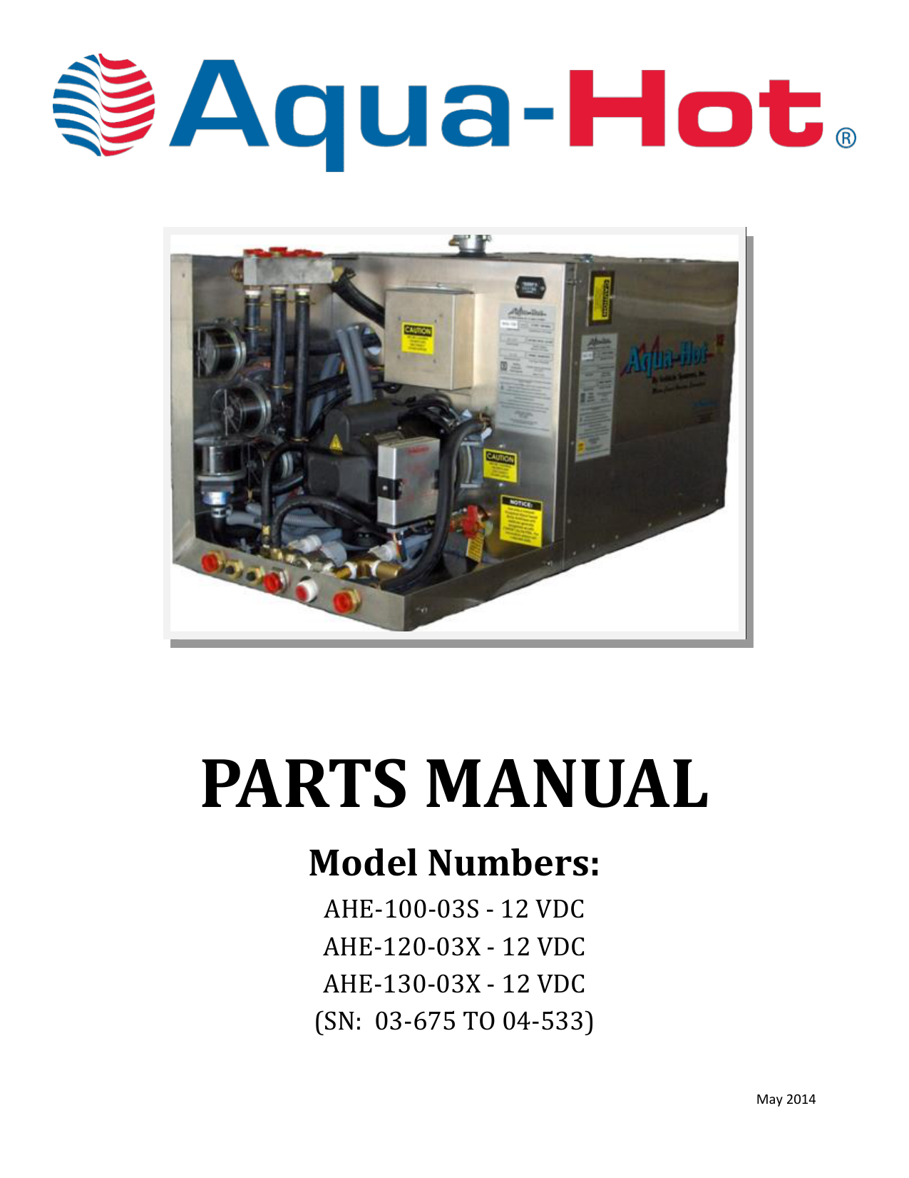 PARTS MANUAL - Aqua-Hot Heating Systems, Inc.