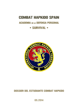 MANUAL ESTUDIANTE COMBAT HAPKIDO 05.2014