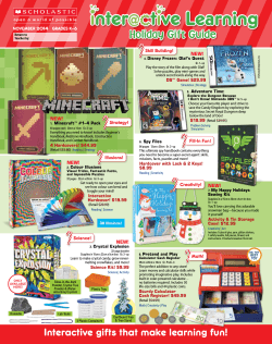 Interactive Learning Holiday Gift Guide Student Flyer - Scholastic