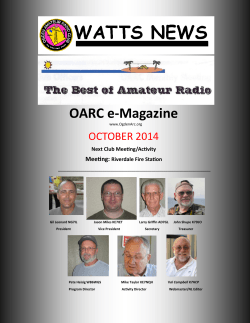 OARC e-Magazine - Ogden Amateur Radio Club