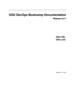 OSU DevOps Bootcamp Documentation Release - Read the Docs