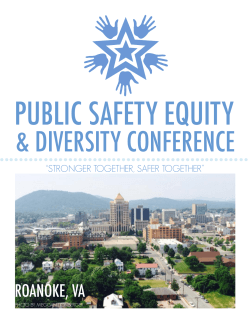  DIVERSITY CONFERENCE - Virginia Department of Health