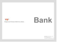 Project and Product Reference Sheet - YS Projects