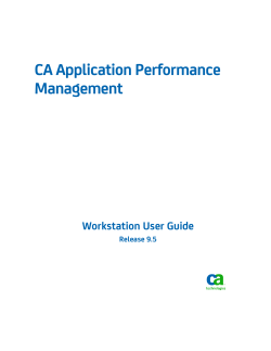 APM_9.5--Workstation User Guide - CA Technologies