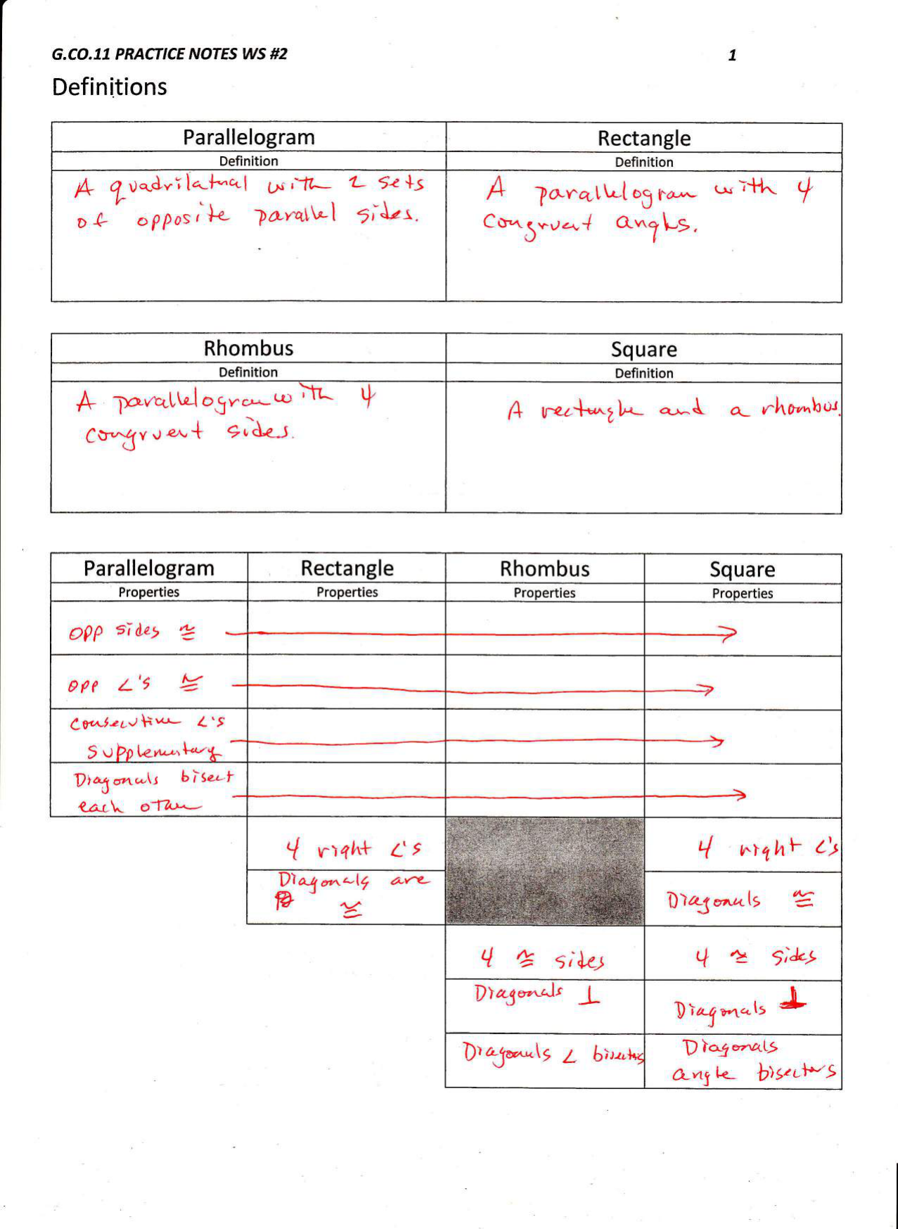 G Co 11 Worksheet 2 Patterson Answers Math Timed Tests Printable